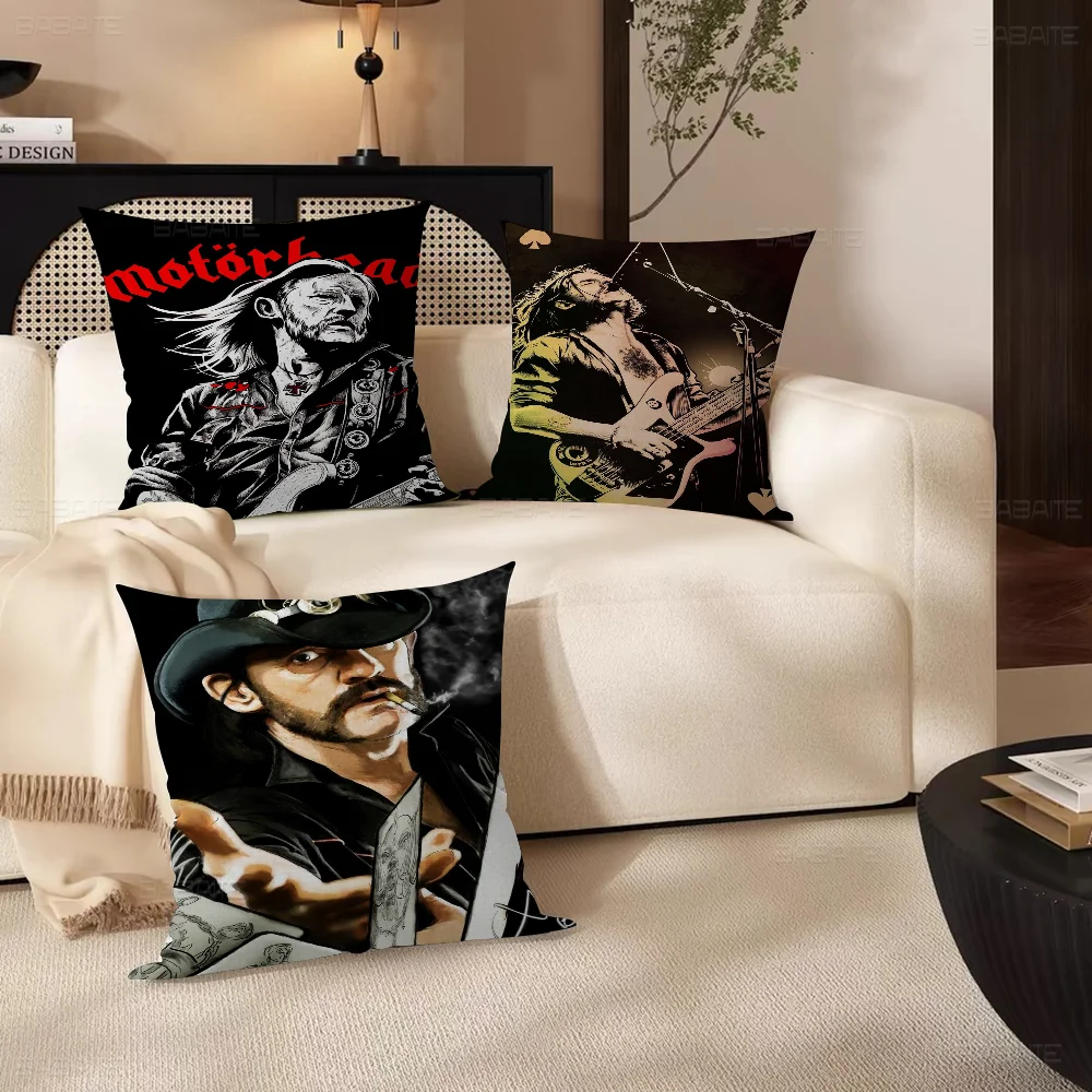 

Singer L-lemmy K-kilmister Cushion Cover Pillow Cover Decor Pillowcase Printed Cushion Case For Couch