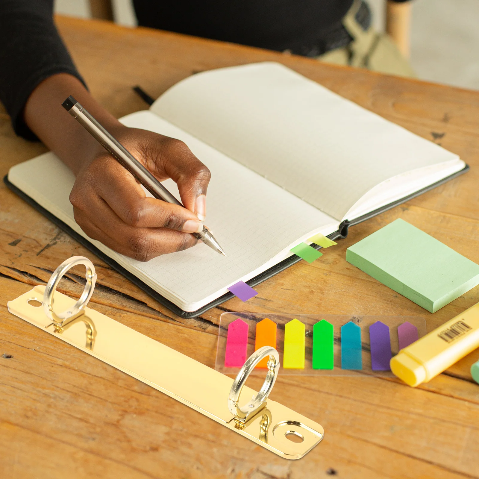 Metal Binder Mechanism for Loose Leaf Notebook Practical Smooth Surface Easy Pages DIY Book Binding