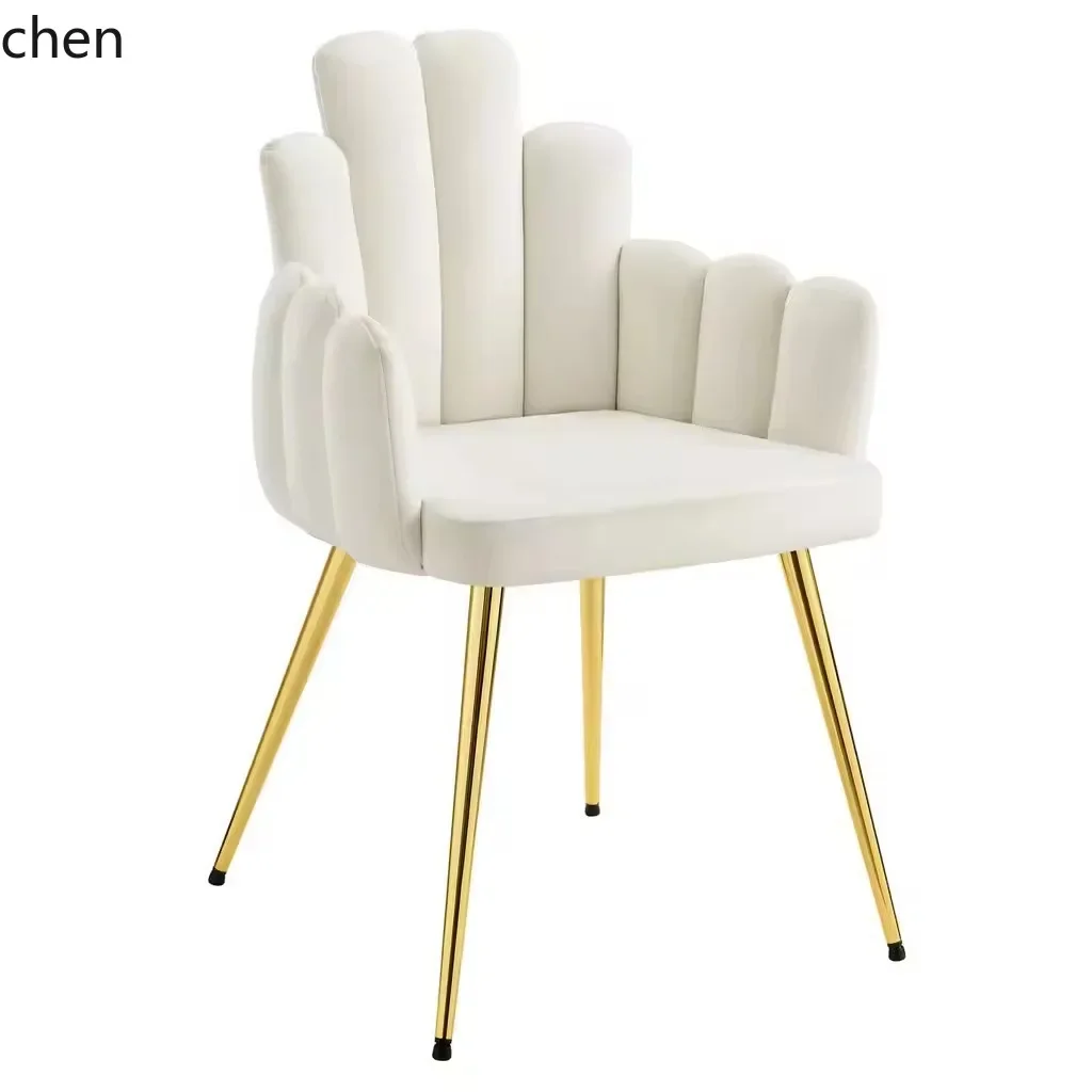 petal makeup chair beauty manicure backrest chair living room dining room chair