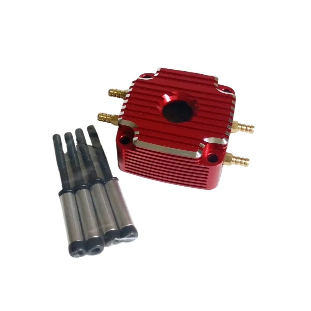 32cc Engine Model Water Cooling Cover 320PUM Miniature Metal Engine Model Upgrade Water Cooling Cover Accessory