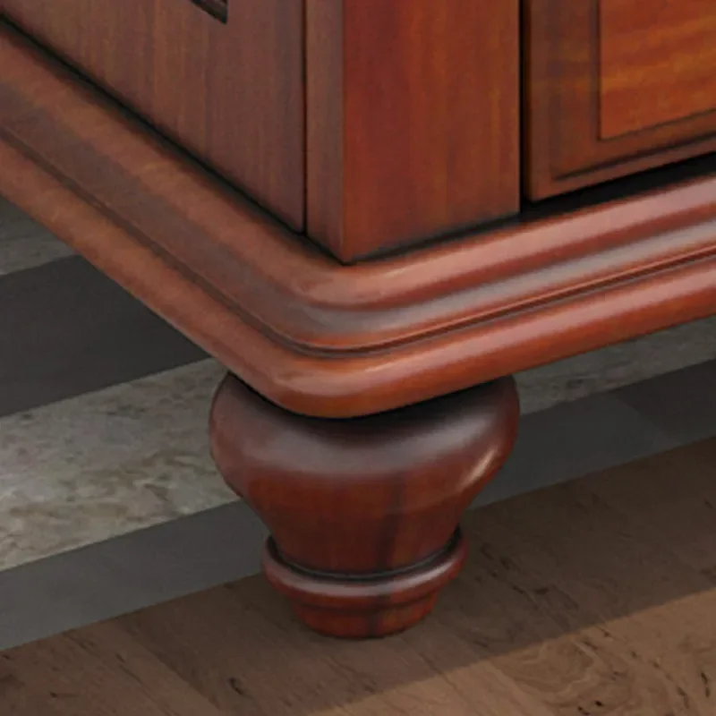 American minimalist style wooden drawers in the living room cabinet