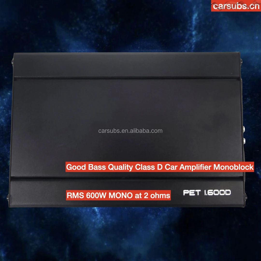 クラスdカーサブウーファーアンプ、スピーカー用モノブロック、モノ600w、2オーム、ピーク1200w、8インチ、10インチ、12インチ、2025