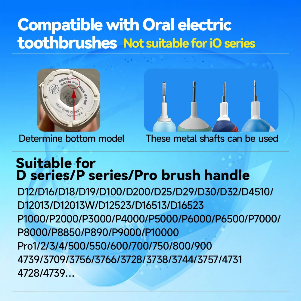 Electric Toothbrush Replacement Brush Heads for Oral Deep cleaning OLB toothbrush nozzle With a dust