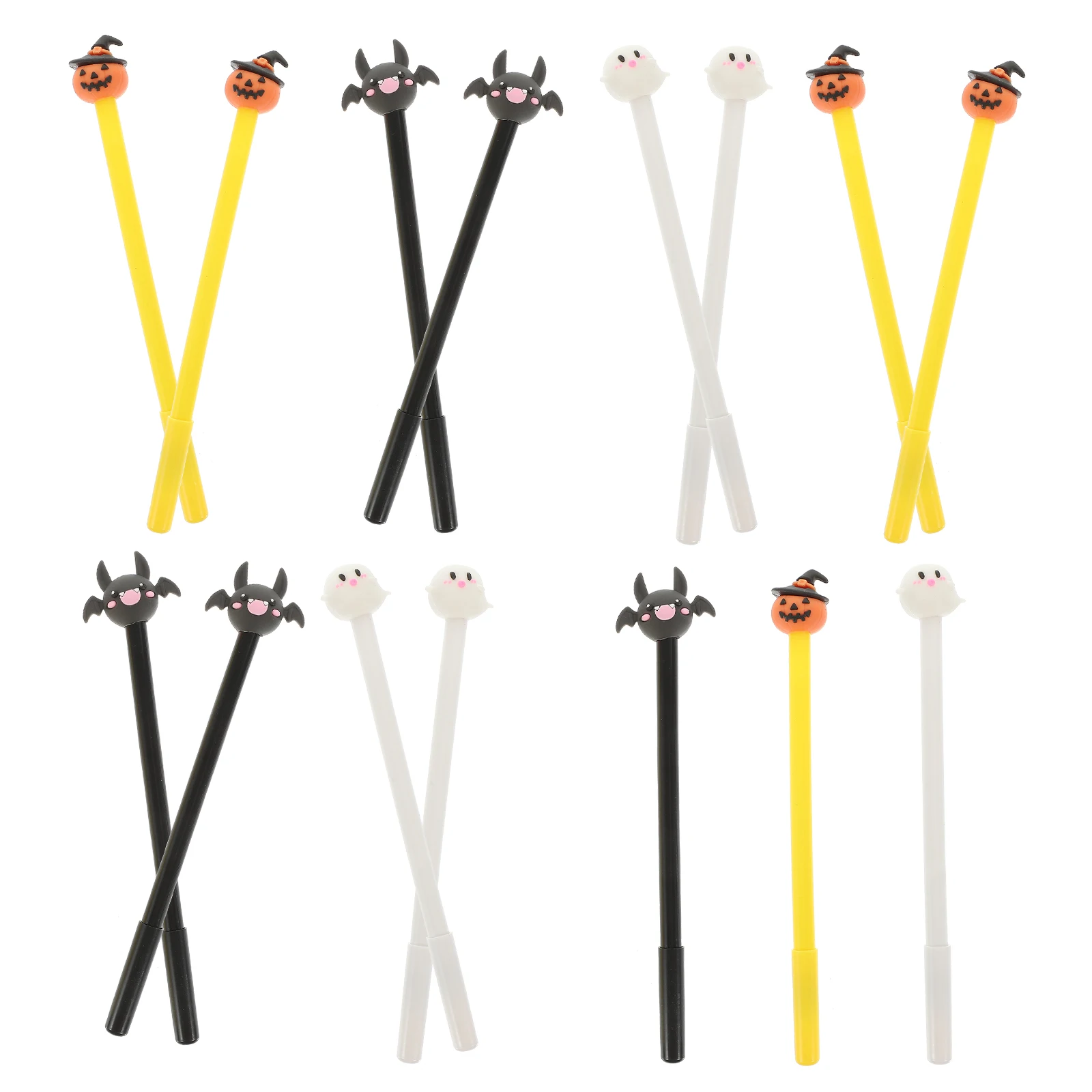 

15 шт. гелевые ручки тыква летучая мышь в форме призрака Хэллоуин тыквенные ручки письменные инструменты студенческие офисные принадлежности гладкие чернила