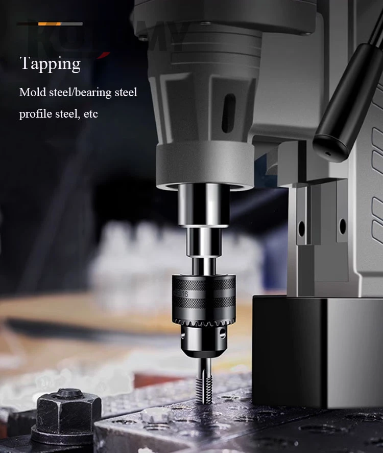 

Industrial Grade Drilling Machine Powerful Magnetic Drill Press Electric Mag Bench Tapping Drilling Rig Machine