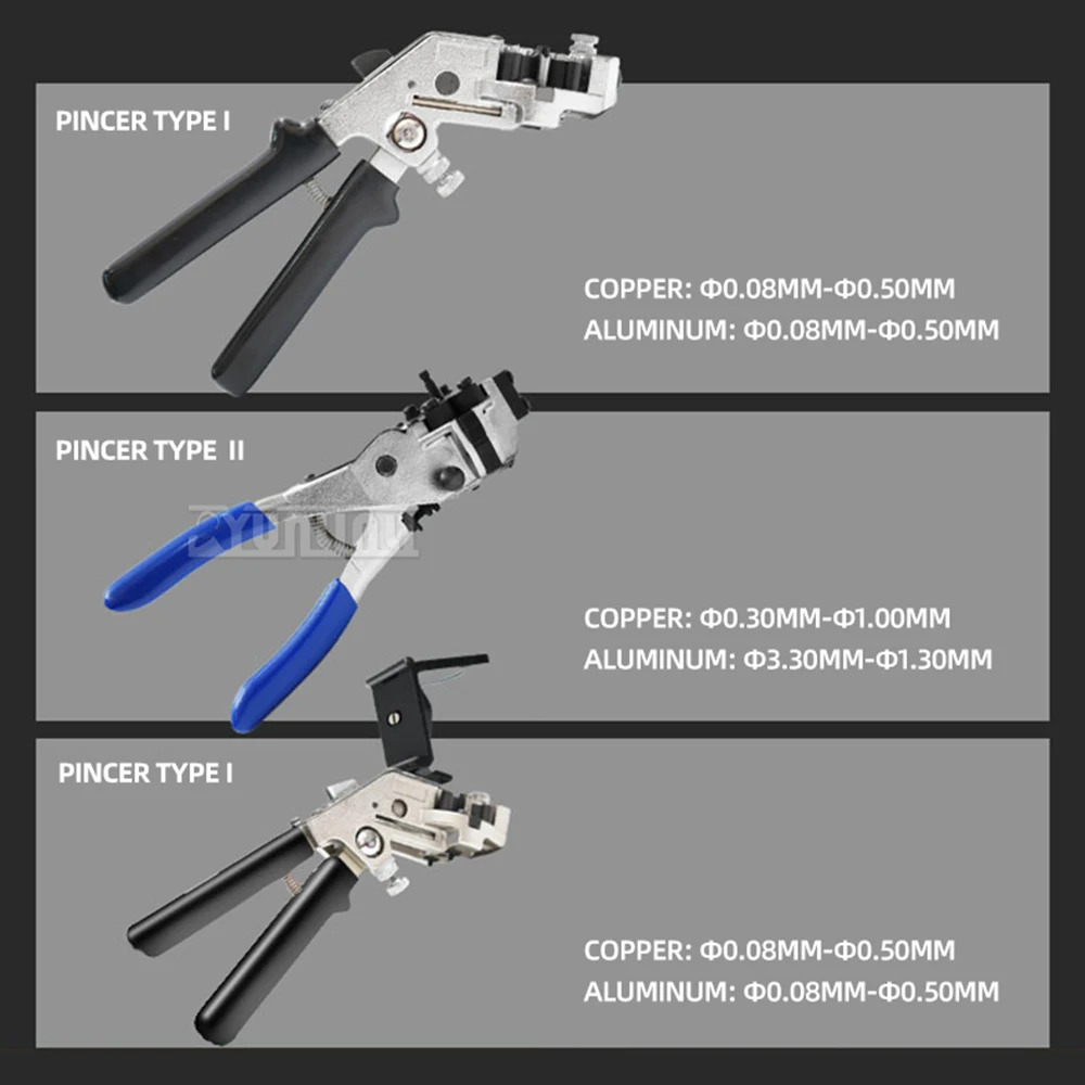 Hand CLAMP เคลือบทองแดงอลูมิเนียมลวดเชื่อมต่อเครื่องเดสก์ท็อป Cold Joint เชื่อม CLAMP เครื่องมือสําหรับสายไฟ