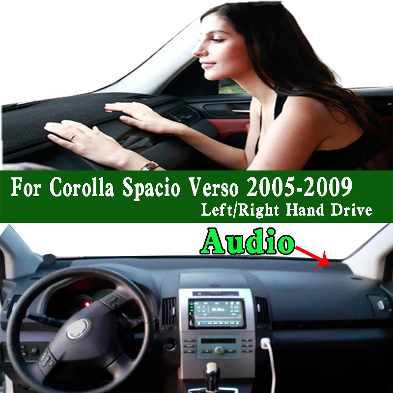 

For Toyota Corolla Verso Spacio 2005-2009 Dashmat Dashboard Cover Pad Dash Mat Ornament