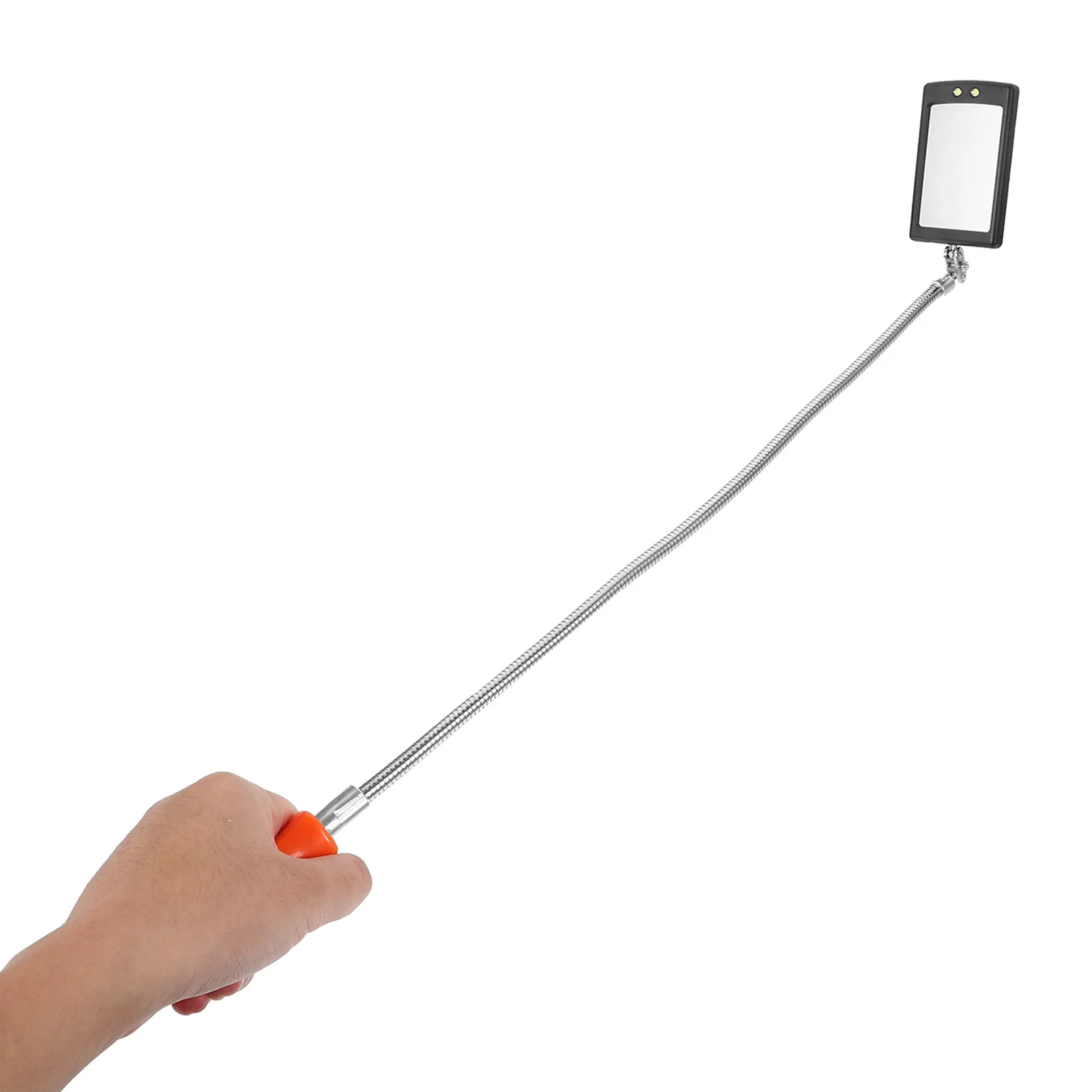 

85Mm Rectangle Inspection Flexible Gooseneck Hose Mechanic Tool For Vehicle Undercarriage Wall Extendable Flexible