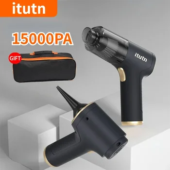 Itutn-ポータブル車用掃除機、4 in 1、ワイヤレス、強力、ハンドヘルド、ミニ掃除機、家電、高吸引、120w