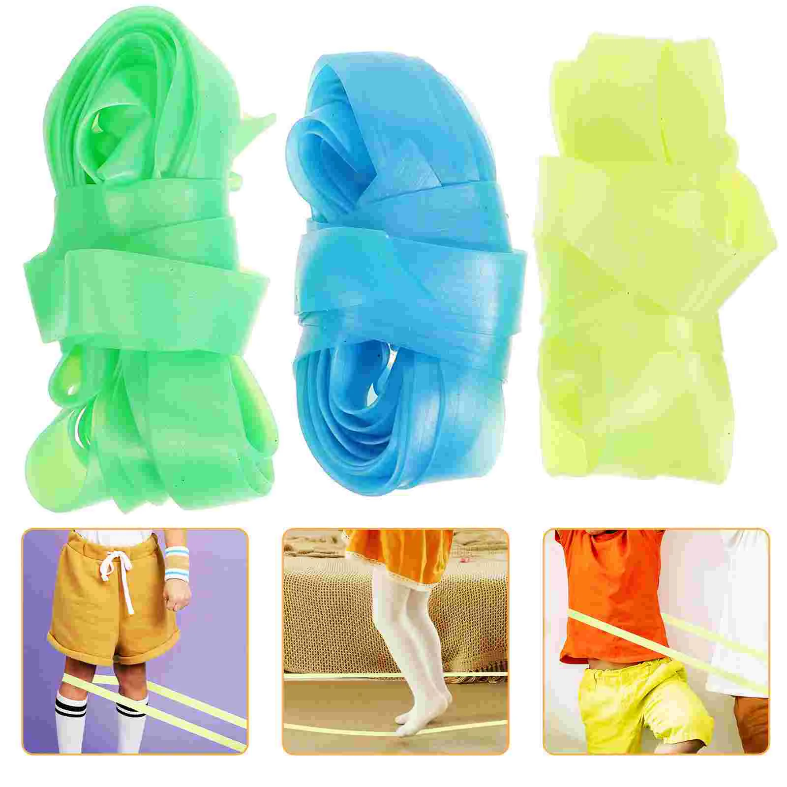 

Kid Jumping Rope Child Skipping Elastic Ropes outside Toys Chinese for Kids Funny Indoor