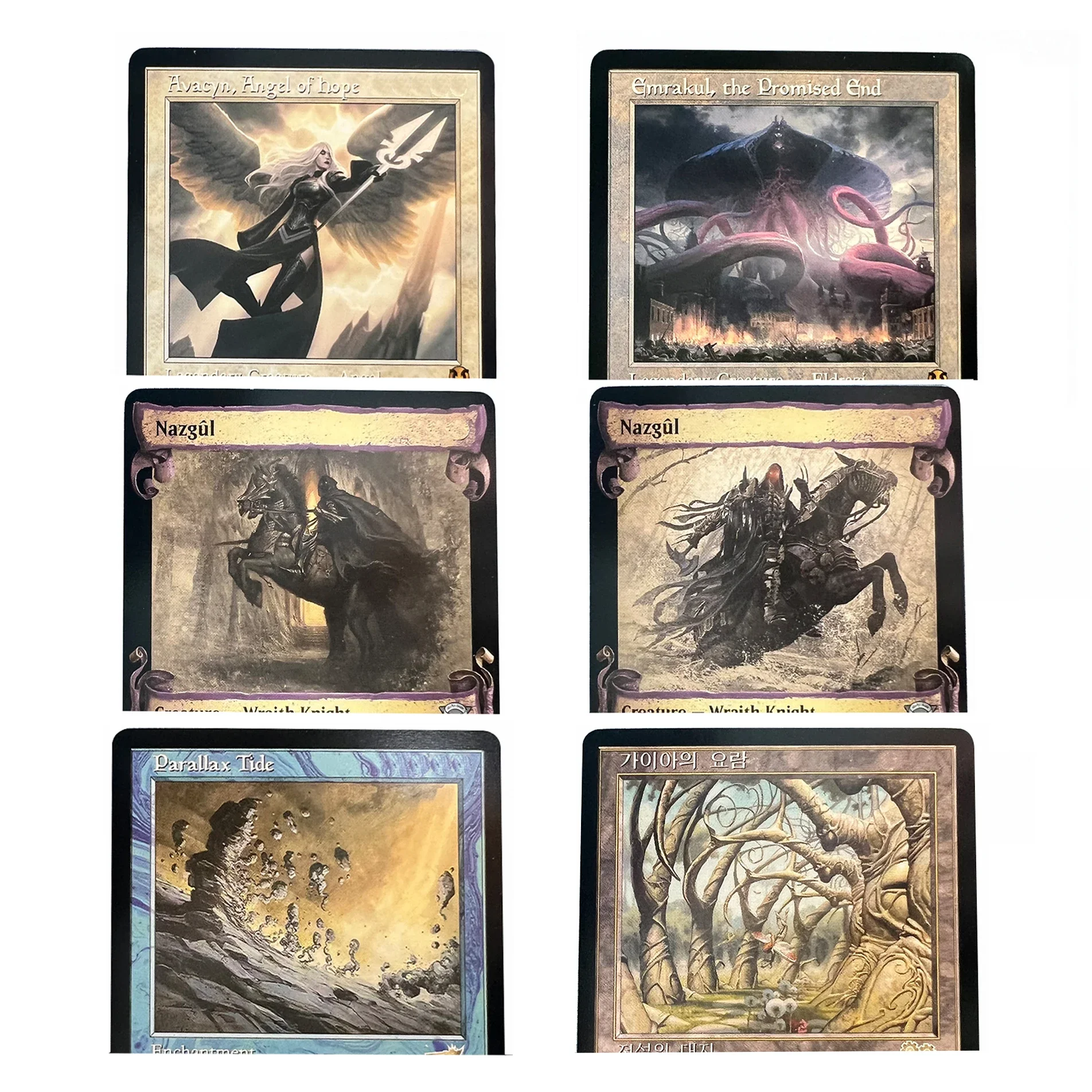 Avacyn, Ángel de la Esperanza INR # 477 Gaea's Cradle Nazgûl LTR Parallax Tide TCG Tarjeta Coleccionable Personalizada en Inglés de Calidad para Juego de Cartas Coleccionables