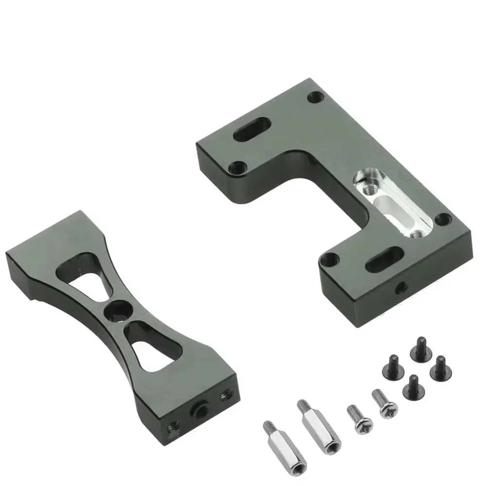 Suporte de montagem fixo servo direção de metal para WPL 1/16 MN D90 99s RC Car Upgrade Parts Acessórios