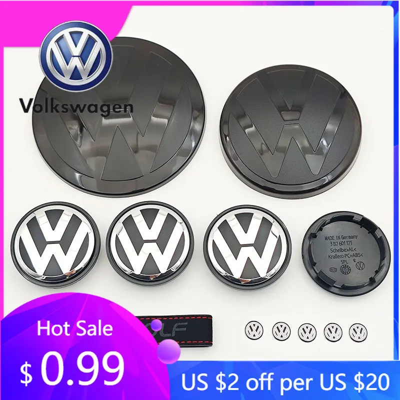 

Новые эмблемы 2026 года для VW Volkswagen Jetta MK5 Golf, колпачки для центра диска 65 мм, значок на переднюю часть кузова, значок на багажник, ключ 3B7601171