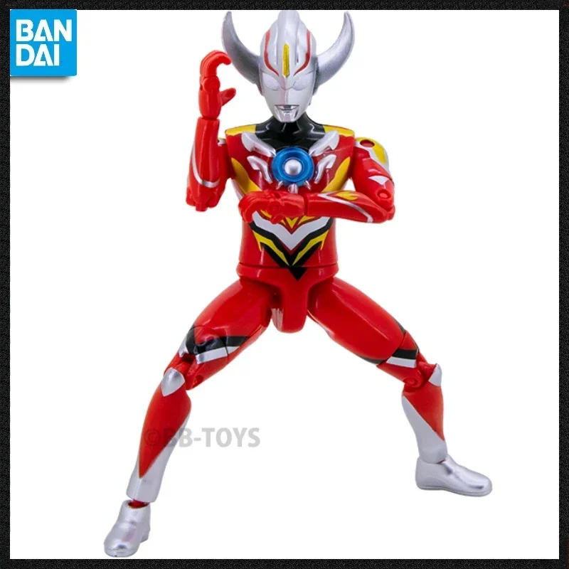 In Stock Bandai Genuine Original Voice Movable Ultraman Orb Violent Fire Form Animation Model Collection Figure Holiday Gift