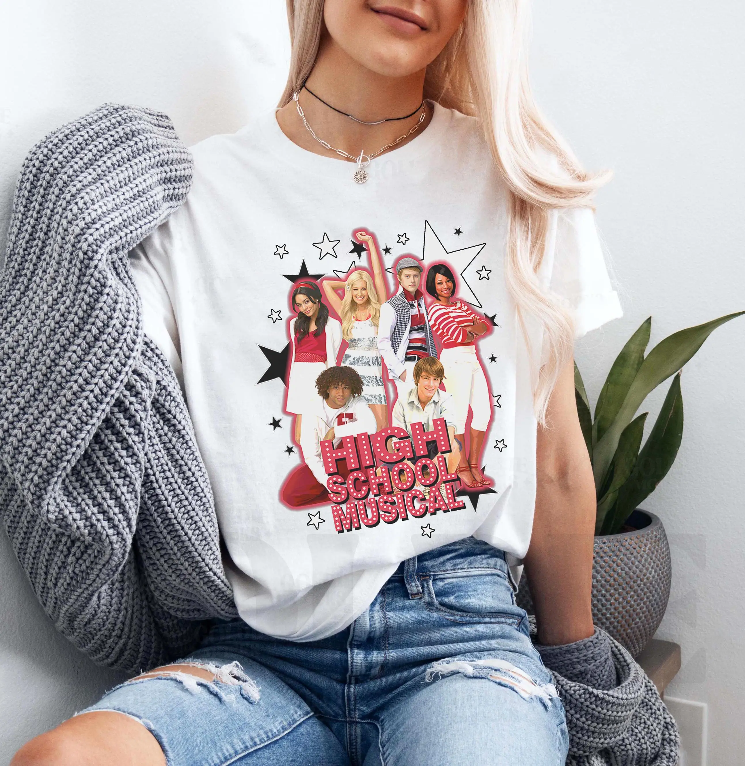 Disney High School Musical Series Group Shot Vintage Shirt, Disneyland Family Shirt, WDW, Disney Chanel East High School Shirt