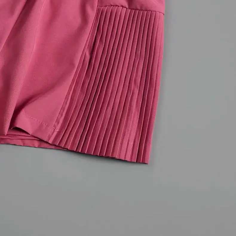 Damen-Sportshorts mit Taschen, schnelltrocknende Shorts, hochtaillierte, zweiteilige Yoga-Hose, Lauf- und Fitness-Shorts für den Sommer – Detail 13