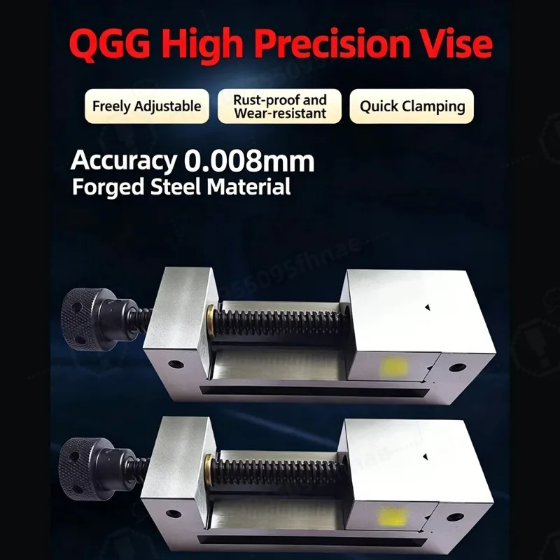 industrial-grade right-angle vise CNC QGG high-precision flat-nose vise grinder batch vise stainless steel clamp manual
