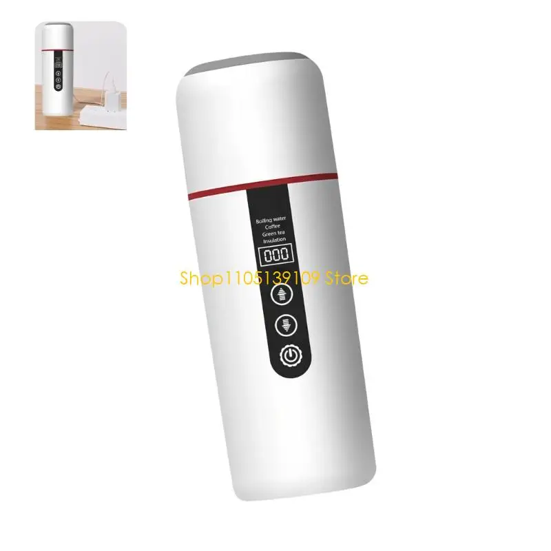 إبريق قهوة كهربائي رقيق بسعة 500 مل، كوب تسخين يعمل بالدفع عبر USB لترك كوب Tisane #1