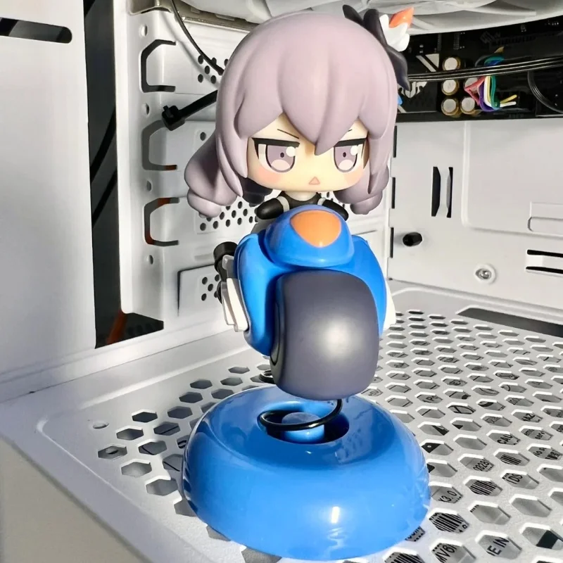 

9cm Genuine APEX MiHoYo Honkai Star Rail Bronya Zaychik Happy Shake Q Edition Car Interior Decorations Desktop Ornament Figure