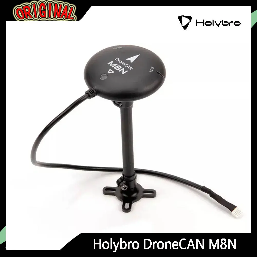 

Holybro DroneCAN M8N/M9N GPS Module with IST8310 Compass Tri-Colored LED for CAN Protocol ArduPilot/PX4 FC RC FPV Drones