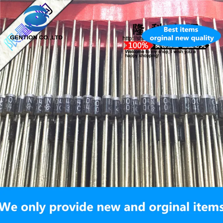 30PCS 100% New original HER208G 2A 1000V 75ns imported HER208 straight plug DO-15 ultra fast recovery rectifier diode