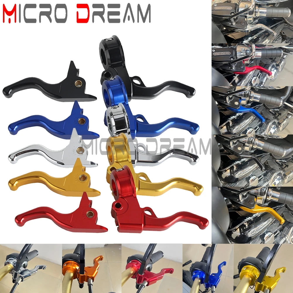 Moto Brake Easier Pull Clutch Levers For Harley Touring Electra Glide FLHFB FLHTP FLH FLHT FLHTK FLHTKSE Tri Glide Ultra Classic