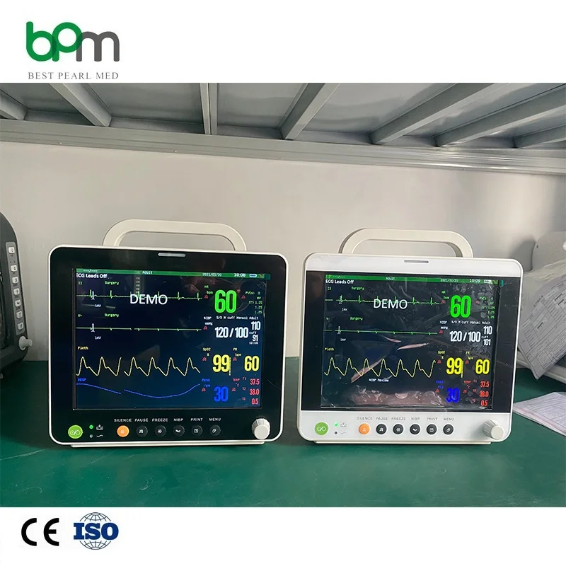 2026 New Portable Patient Monitor For Emergency Crew Team Patient Monitor 12 Lead Human Vital .ns Monitor For Operating Room