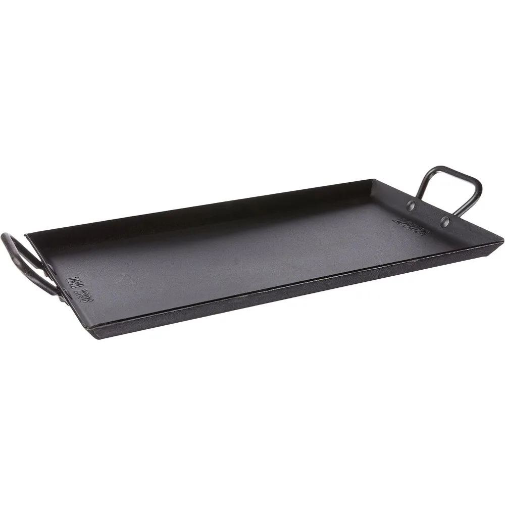 

18 Carbon Steel Griddle Pre-Seasoned 18-inch Takes high heat for best browning/searing Easy care