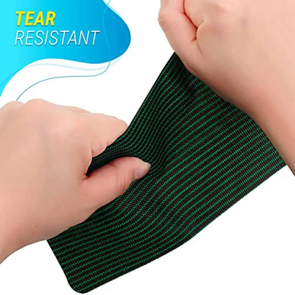 Pool Safety Cover Repair Kit With 6 Self-Adhesive Green Patches For Mesh And Solid Covers Easy Fixes