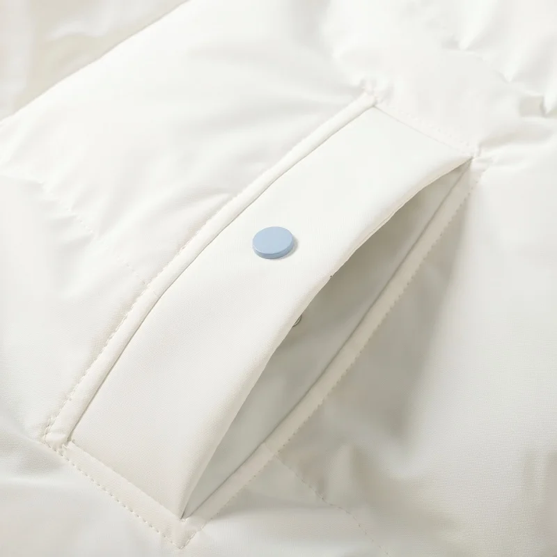 جديد خريف/شتاء 2025 سترة قطنية سميكة مع معطف شتوي قطني معطف الخبز معطف الطبعة الكورية #5