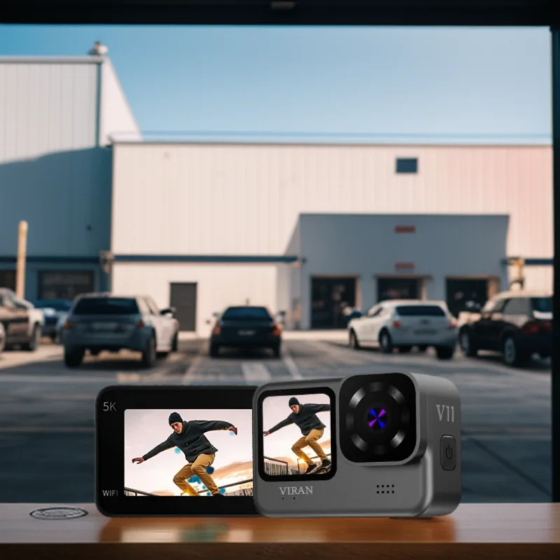 

Sports Camera 4K HD camera Black Action Black in Polar White (Limited Edition) portable video blog camera