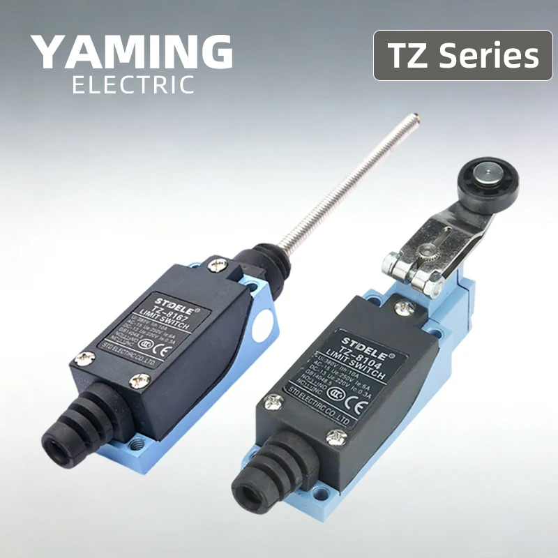 

TZ-8 Series Micro Limit Switch With Roller/Plunger/Arm Actuator 10A For CNC Machine Conveyor Industrial Automation