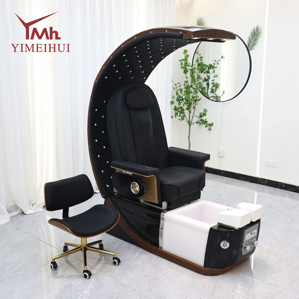 

Luxury Modern Professional High Back Foot Spa Manicure Nail Pedicure Chairs Sets for Nail Salons