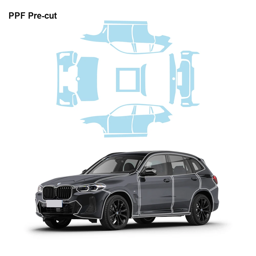 

Applicable to BMW X 3 Series Invisible Car Paint Film Imported TPU Matte Transparent Paint Protection Film Body Wrap