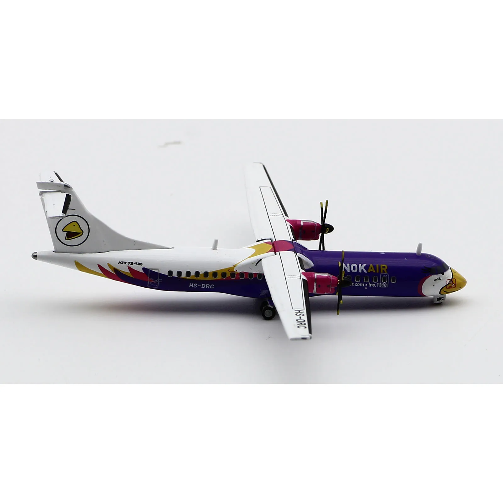 LH4256 Alloy Collectible Plane Gift JC Wings 1:400 Nok Air ATR 72-500 Diecast Aircraft Model HS-DRC