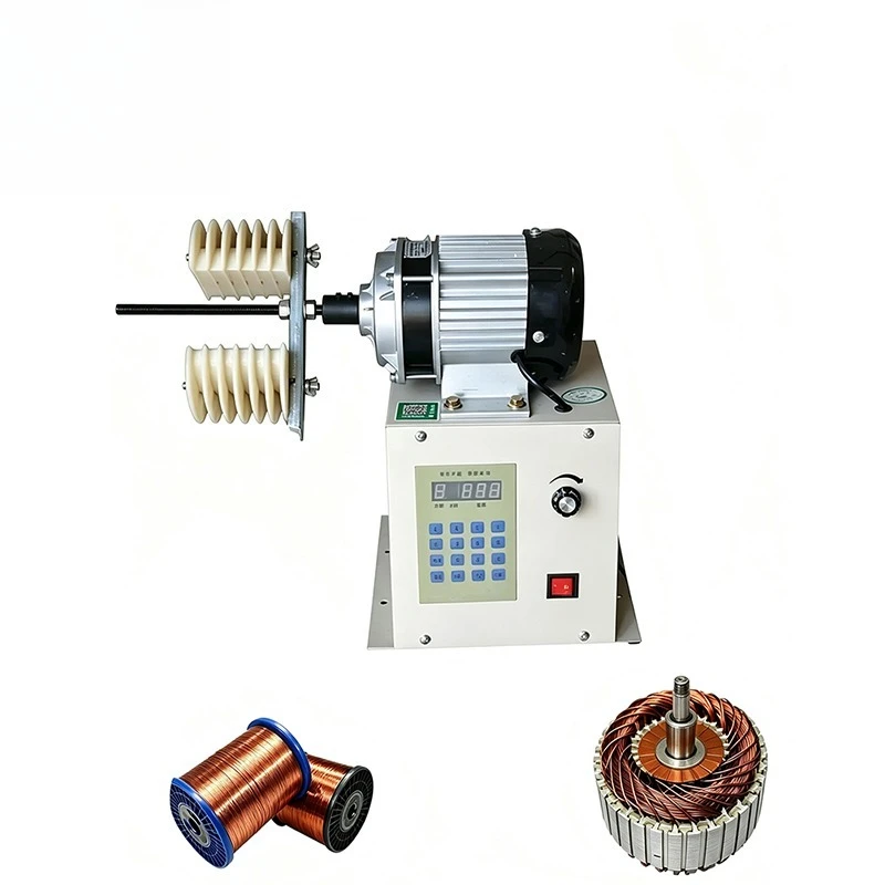 Industrial processing equipment programmable control low noise long service life coil winding machine
