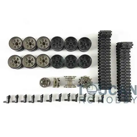 Plastic Tracks Sprocket Idler Road Wheel For 1/16 Heng Long Russian T90 RC Tank 3938 Toys Gift THZH0162