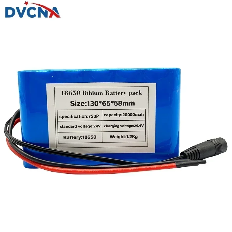 24V 20Ah 7s3p 18650 Battery Lithium Battery 24v 20000mAh Electric Bicycle Moped Electric Lithium Ion Battery Pack