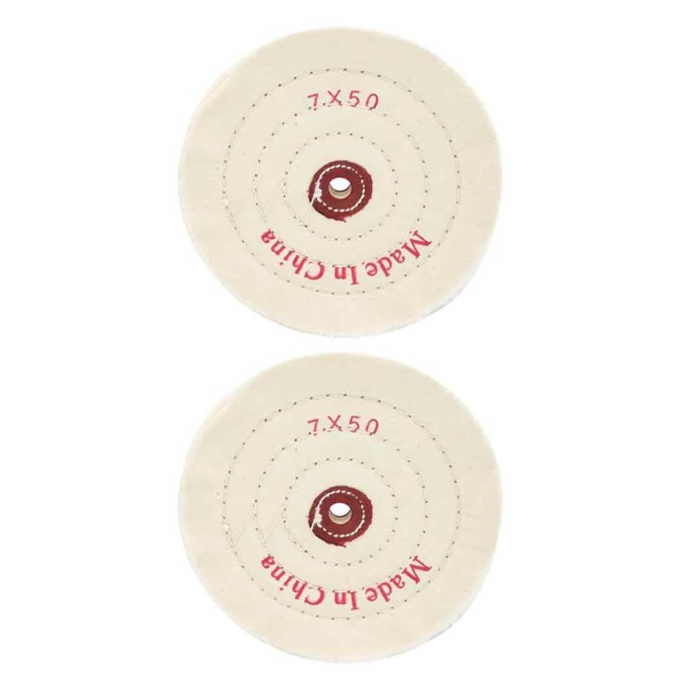 

8 inch Cloth Buffing Polishing Wheel for Jewelry Metal Stainless Steel Aluminum Wood Plastic Grinding 2 Pieces