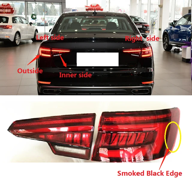 アウディA4L A4 B9 2017 2018 2019セダンテールランプターン信号反転 