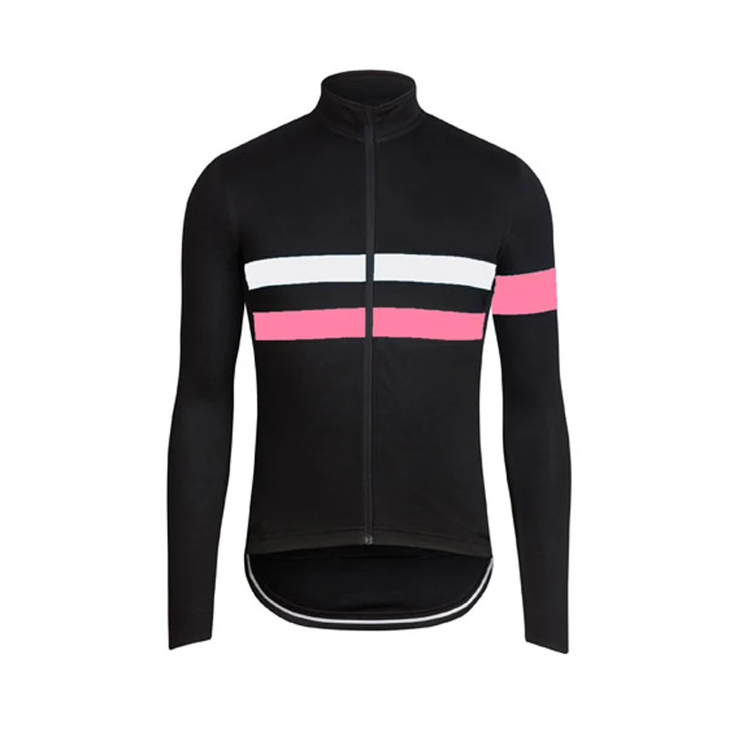 Herbstliches schwarzes Radtrikot für Herren, langärmelig, Peo-Radsportbekleidung, MTB Maillot Ropa Ciclismo, Fahrrad-Sportuniform – Detail 3