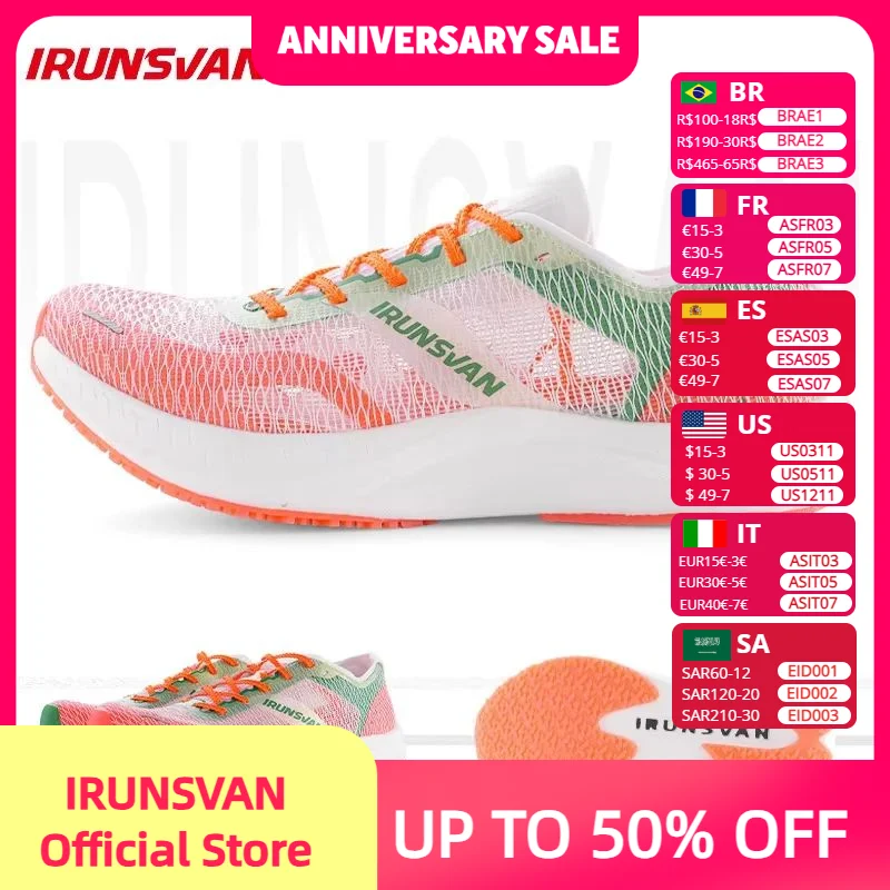 

IRUNSVAN подходит для тяжелых бегунов, уличная спортивная обувь 2024, оригинальные модные повседневные кроссовки унисекс, марафонские кроссовки на воздушной подушке