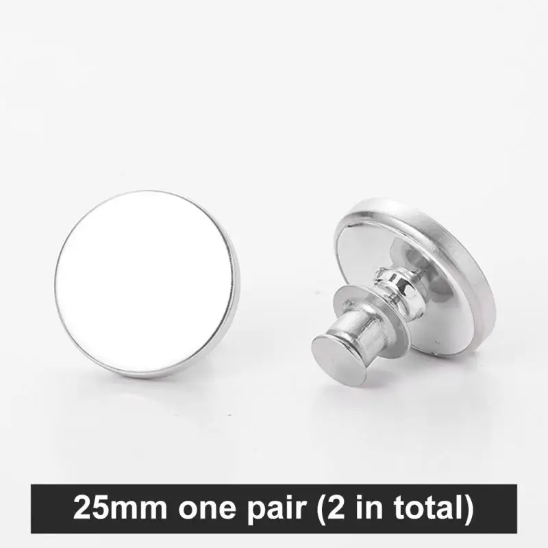 Approximately 7-9g/pair Curtain Clip Utility Wholesale Room Accessories Silver Magnetic Button Easy To Use Curtain Button Holder