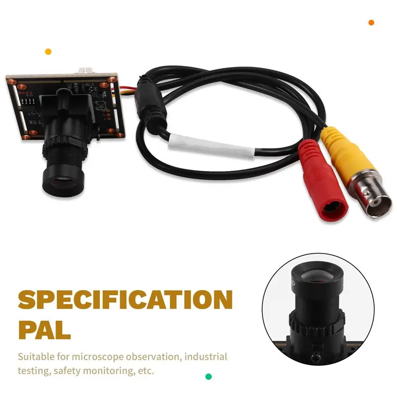 2X 1200TVL 5MP Analog CCTV Camera Module With 25Mm Lens For DIY Microscope Telescope Car Camera Video Doorbell PAL-Y41A
