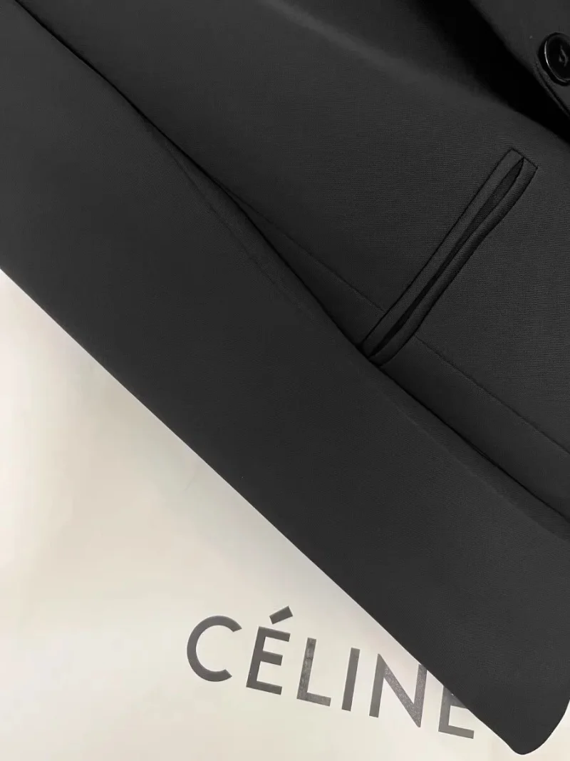 2025 New Korean Style Women's Blazer, Single Breasted Suit Jacket for Office Work, Formal and Casual Black Blazer w586