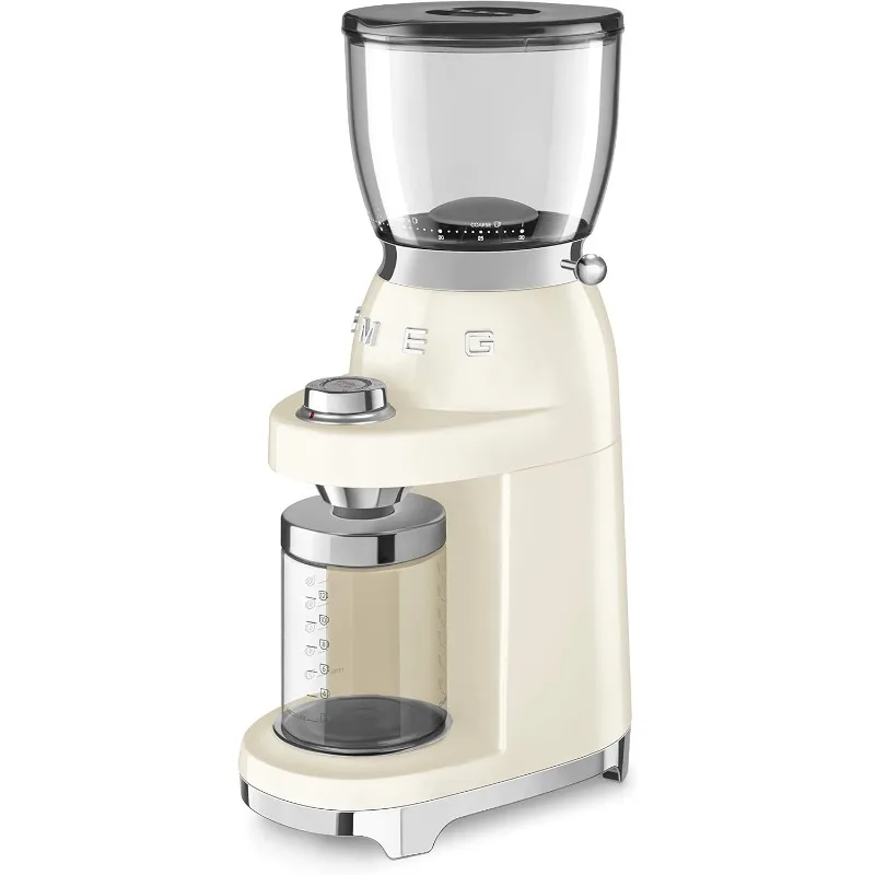 SMEG Retro Electric Coffee Grinder (Cream)