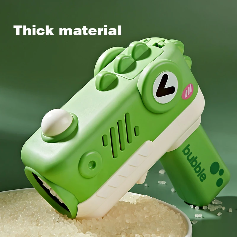 Pistola de bolhas de sabão automática para crianças Fabricante de bolhas elétricas Ventilador Toy Guns Brinquedos ao ar livre Presente para crianças Jogos de festa de casamento