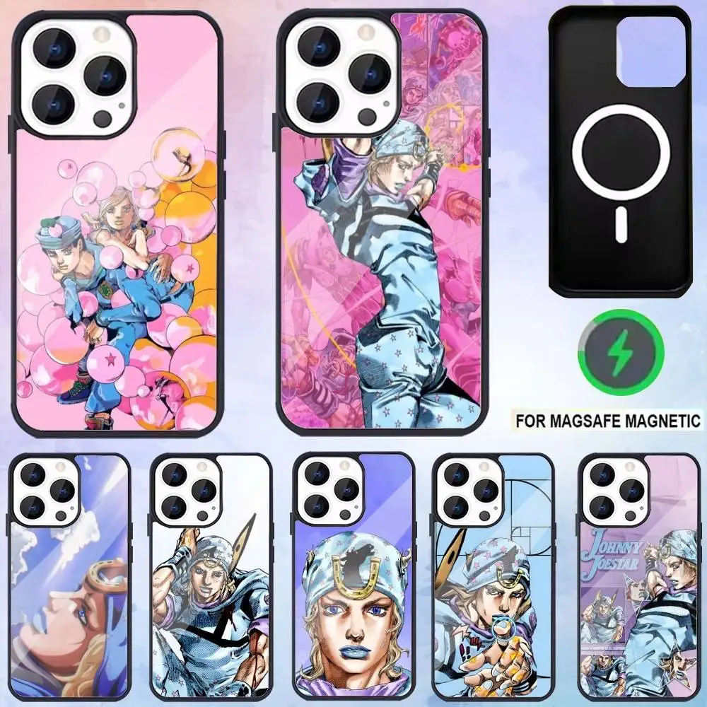 

J-johnny J-Joestar of the J-Jojo Phone Case For iPhone17,16,15,14,13,12,11 Plus,Pro Max Magnetic For Magsafe Wireless Charging