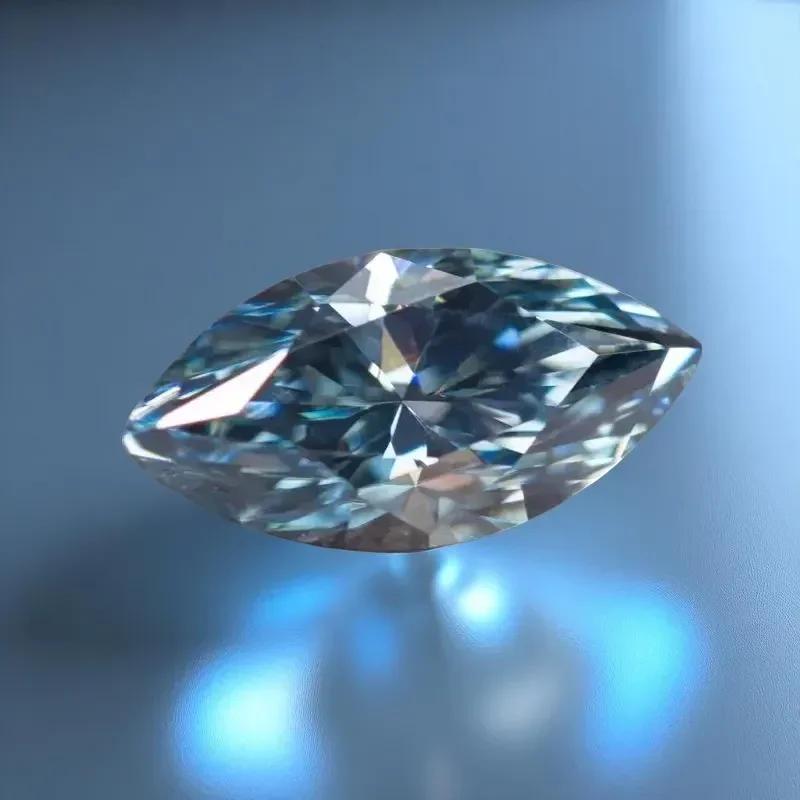 

L-серый цвет Муассанит Камень Маркиза Огранка Подвески Драгоценный камень Усовершенствованные чрезвычайно блестящие ювелирные изделия Кольца Серьги Изготовление с сертификатом