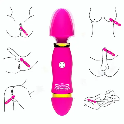 Vibratorr sexx Toys For Women Vagina Nipple Massager Av Rod g spot Clit Stimulator Orgasm 12 Speed sexx Toys For Women Masturbator